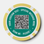 Entwickeln Sie Ihren eigenen QR-Code-Poker-Chips f Pokerchips (Rückseite)