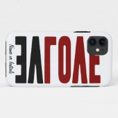 Entwickeln Sie mit LIEBE Case-Mate iPhone Hülle (Rückseite (Horizontal))