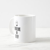 Entwickeln Sie oder die! Kaffeetasse (Vorderseite Links)