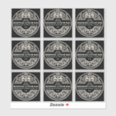 Entwickeln von Black Beeswax Lotion Bar oder Seife Aufkleber (Blatt)