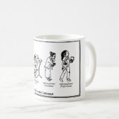 Entwickelnde Bibliothekar-Tasse Kaffeetasse (VorderseiteRechts)