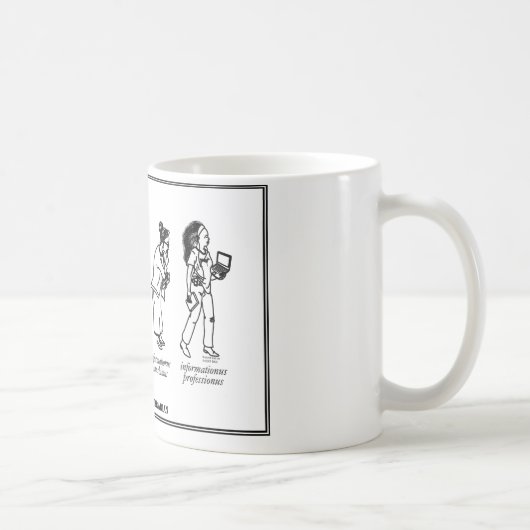 Entwickelnde Bibliothekar-Tasse Kaffeetasse (Rechts)