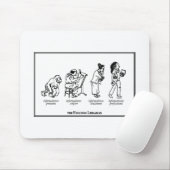 Entwickelnde BibliothekarMausunterlage Mousepad (Mit Mouse)