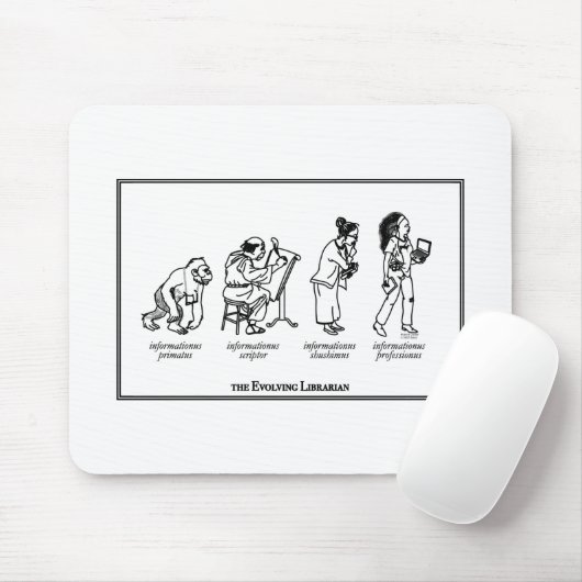 Entwickelnde BibliothekarMausunterlage Mousepad (Mit Mouse)