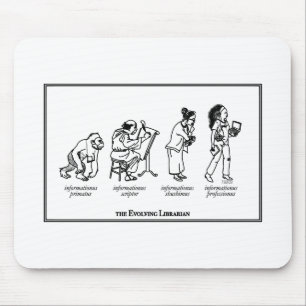 Entwickelnde BibliothekarMausunterlage Mousepad