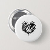 Entwickelt für Abstrakte Evolution Art S Button (Vorne & Hinten)