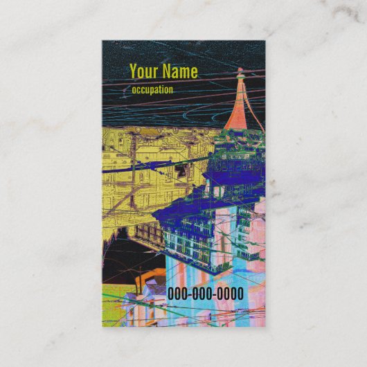 Entwickler, Architekt, Designer-Visitenkarte Visitenkarte (Vorderseite)