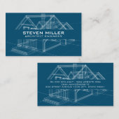 Entwickler-Blueprints Visitenkarte (Vorne/Hinten)