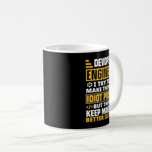 Entwickler für Cloud Computing Software Engineer Kaffeetasse (VorderseiteRechts)