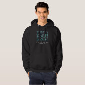 Entwickler-Geek-Computer-Binärcode-Programmierer Hoodie (Vorne ganz)