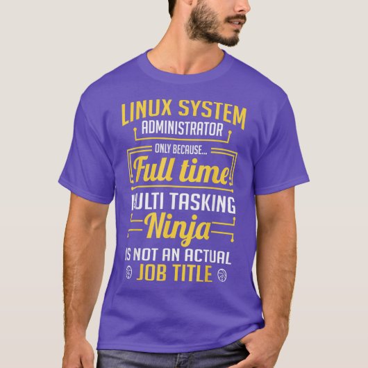 Entwickler GNU Linu einfach nicht T-Shirt (Vorderseite)