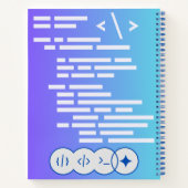 Entwickler-Notizbuch – Code-inspiriertes Journal f Notizblock (Rückseite)