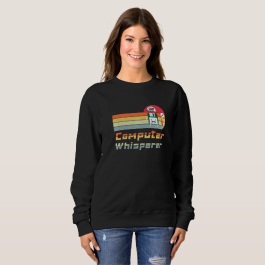Entwickler oder Co-Programmierer für Diskettenlauf Sweatshirt (Vorne ganz)