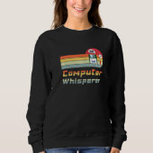 Entwickler oder Co-Programmierer für Diskettenlauf Sweatshirt (Vorderseite)