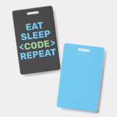 ENTWICKLER |PROGRAMM | CODE  AUSWEIS (Vorder- & Rückseite)