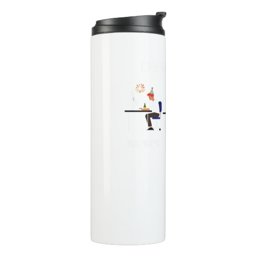 Entwickler-Programmierer-Nerd-Geek-Geschenk Thermosbecher (Nach links gedreht)