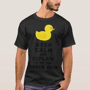 Entwickler Rubber Duckie cool eine Frau kann nicht T-Shirt