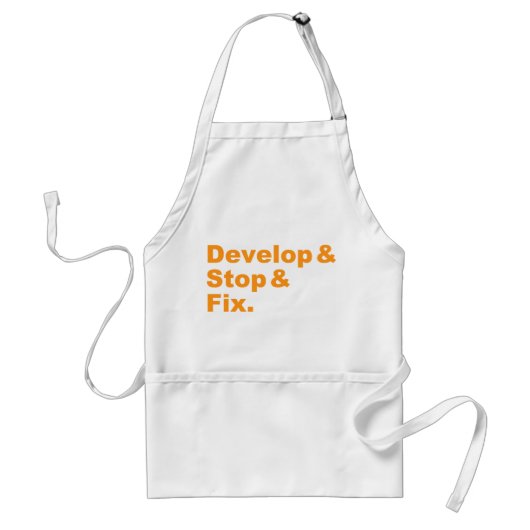 Entwickler & Stopp & Fixierer Apron Schürze (Vorne)