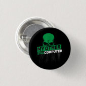 Entwickler Sysadmin Engineer Hacker Nerd Admin Cod Button (Vorne & Hinten)