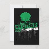 Entwickler Sysadmin Engineer Hacker Nerd Admin Cod Einladung (Vorderseite)