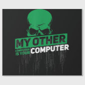 Entwickler Sysadmin Engineer Hacker Nerd Admin Cod Geschenkpapier (Flach)