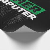 Entwickler Sysadmin Engineer Hacker Nerd Admin Cod Geschenkpapier (Ecke)