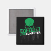 Entwickler Sysadmin Engineer Hacker Nerd Admin Cod Magnet (Vorderseite/Rückseite)