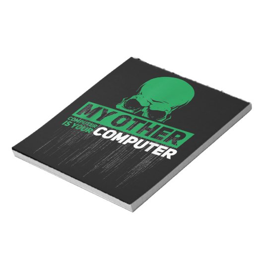 Entwickler Sysadmin Engineer Hacker Nerd Admin Cod Notizblock (Rotiert)