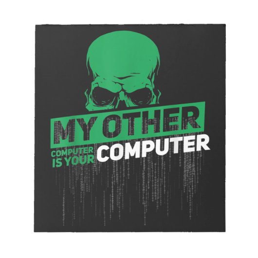 Entwickler Sysadmin Engineer Hacker Nerd Admin Cod Notizblock (Vorderseite)