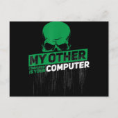 Entwickler Sysadmin Engineer Hacker Nerd Admin Cod Postkarte (Vorderseite)