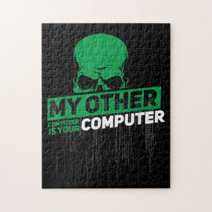 Entwickler Sysadmin Engineer Hacker Nerd Admin Cod Puzzle
