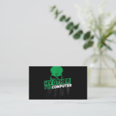Entwickler Sysadmin Engineer Hacker Nerd Admin Cod Visitenkarte (Stehend Vorderseite)