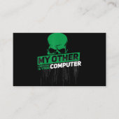 Entwickler Sysadmin Engineer Hacker Nerd Admin Cod Visitenkarte (Vorderseite)