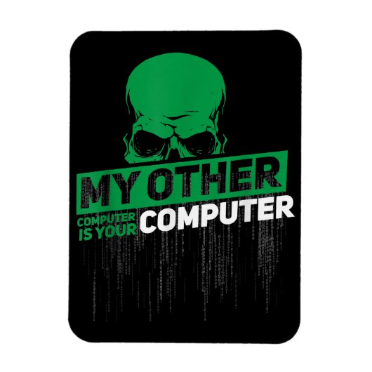 Entwickler Sysadmin Ingenieur Hacker Nerd Administ Magnet (Vertikal)