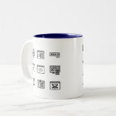 Entwickler-Tasse Zweifarbige Tasse (Vorderseite Links)