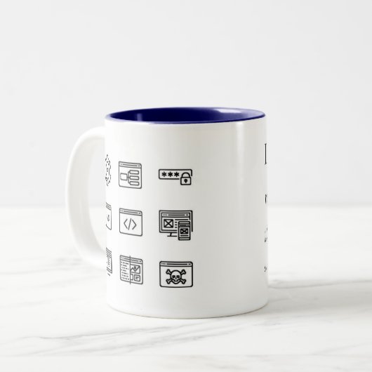 Entwickler-Tasse Zweifarbige Tasse (Vorderseite Links)