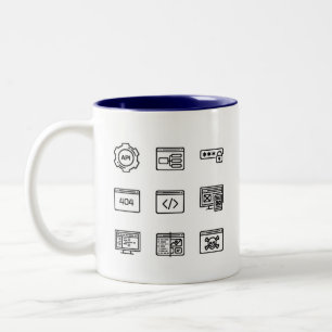 Entwickler-Tasse Zweifarbige Tasse