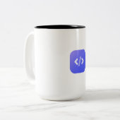 entwickler zweifarbige tasse (Vorderseite Links)