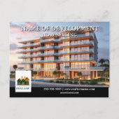 Entwicklung benutzerdefinierter Immobilien für Rea Postkarte (Rückseite)