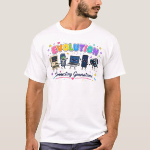Entwicklung der Technologie, die Generationen verb T-Shirt