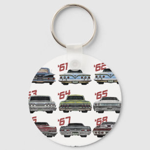 Entwicklung des 60er Impala, 1960, Hot Rod, Muscle Schlüsselanhänger