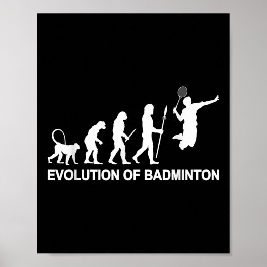 Entwicklung des Badminton Poster (Vorne)