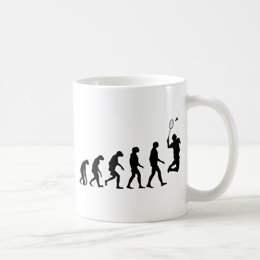 Entwicklung des Badmintonsports Kaffeetasse (Rechts)