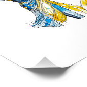 Entwicklung des Cocktailkleides Poster (Ecke)