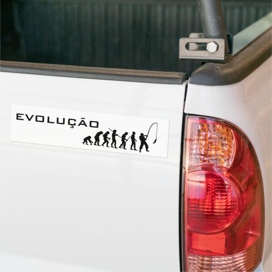 ENTWICKLUNG des FISCHFANGS Autoaufkleber (Auf Lkw)