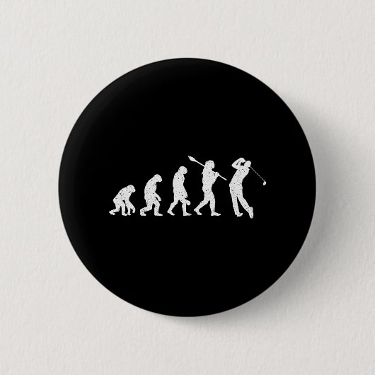 Entwicklung des Golfers - Papa Opa Golf Liebhaber Button (Vorderseite)