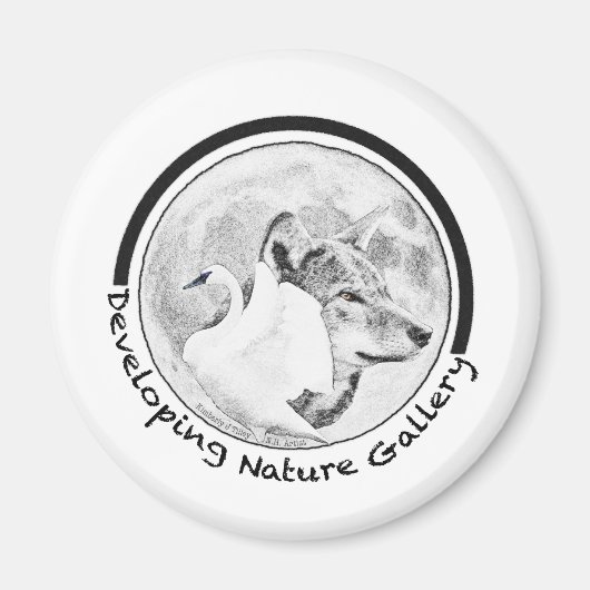 Entwicklung des Logos für die Naturgalerie Magnet (Vorne)