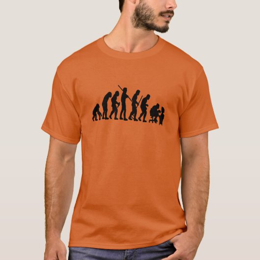 Entwicklung des Mannes T-Shirt (Vorderseite)