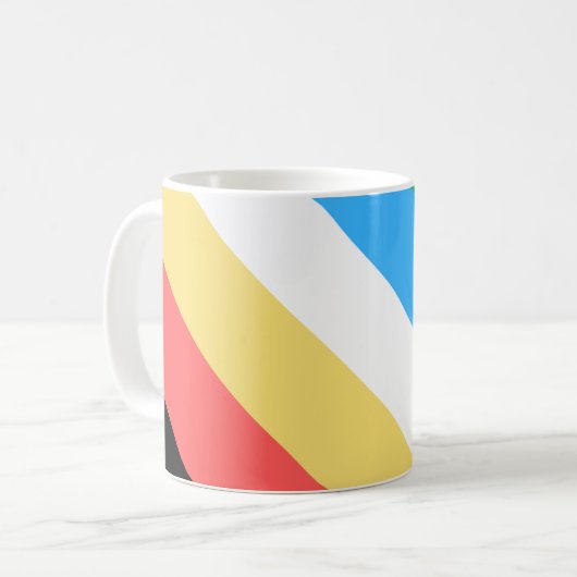 Entwicklung des Schwerpunkts Behinderung Monat Jul Kaffeetasse (Vorderseite Links)