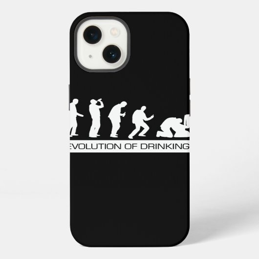 Entwicklung des Trinkens iPhone Hülle (Rückseite)